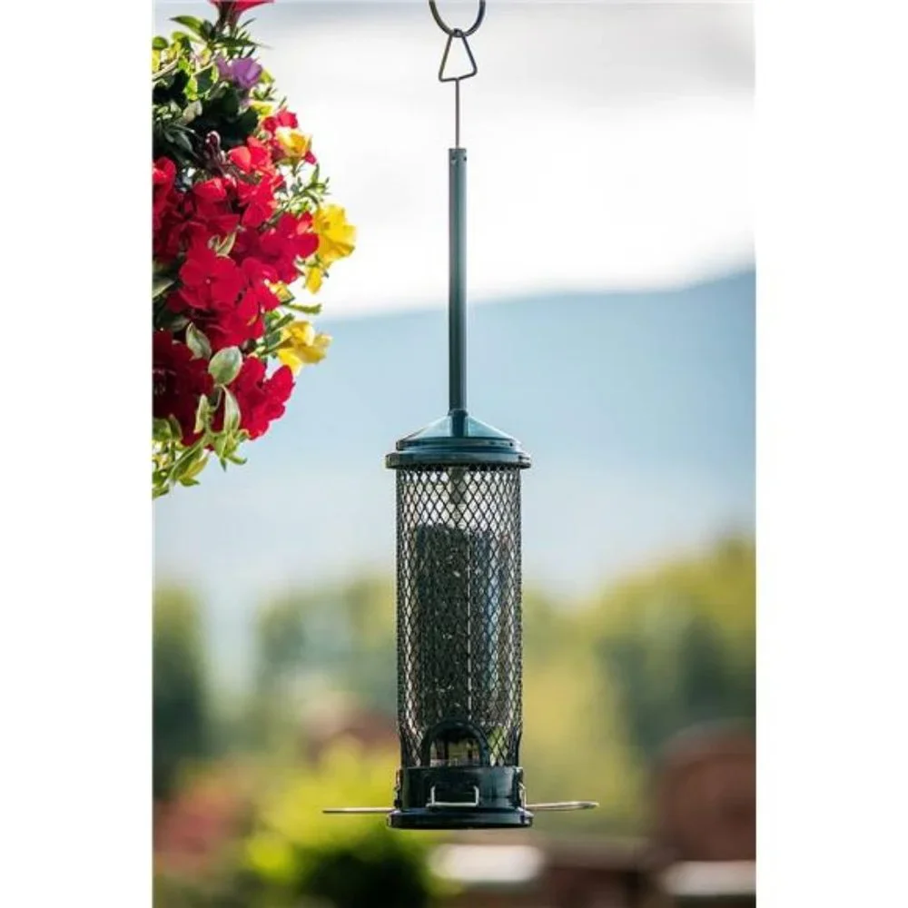 Squirrel Buster Mini Squirrel-proof Bird Feeder w/4Metal Perches,0.98-pound Seed